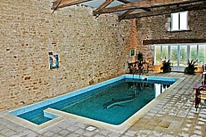 indoor heated swimming pool at La Grange in the Vendee